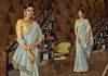 Ynf Gulbadan Silk Ethnic Wear Cotton Weaving Pattern Saree Collection